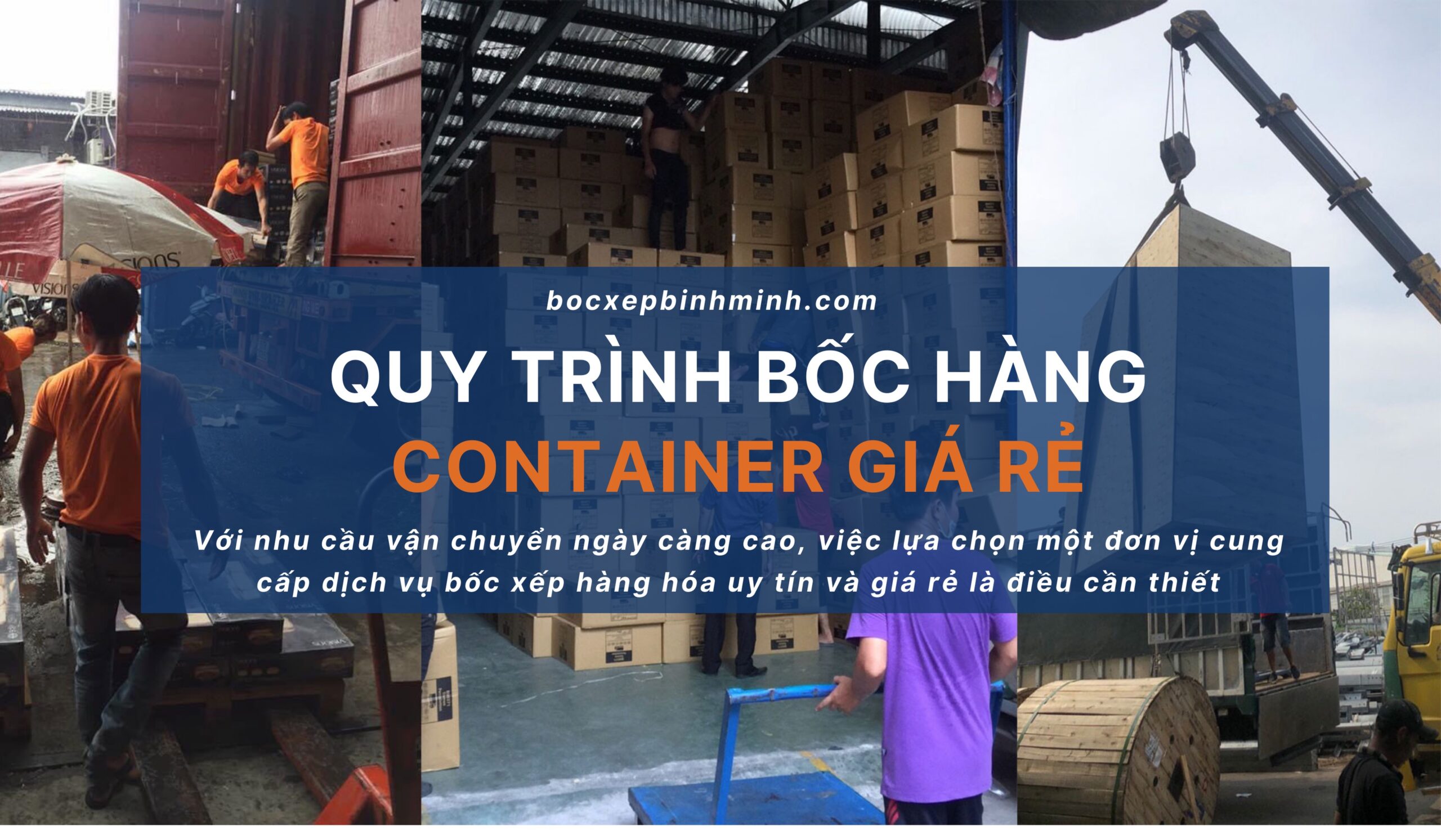 Bốc Hàng Container Giá Rẻ Cho Công Ty TNHH TM Bao Bì Sài Gòn (KCN Vĩnh Lộc - Hồ Chí Minh)